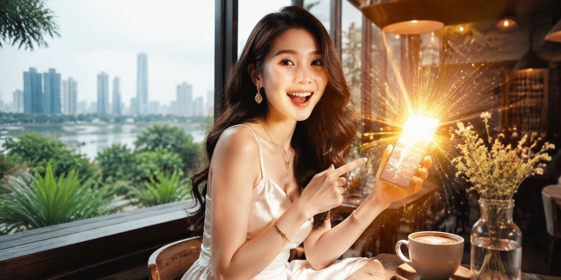Người dùng tại TP.HCM ngồi quán cà phê dùng điện thoại theo dõi kèo cược thể thao trực tuyến